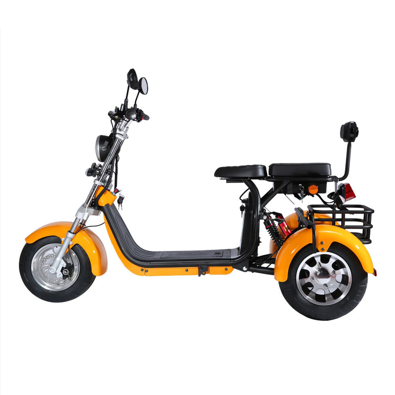 Triciclo Elétrico 3000W ⚡ LARANJA⚡
