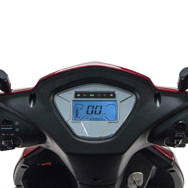 Triciclo Elétrico PCD VED 1000W ⚡VERMELHO ⚡